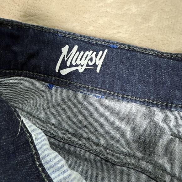 Men's Blue Straight Jeans - Picture 3 of 10